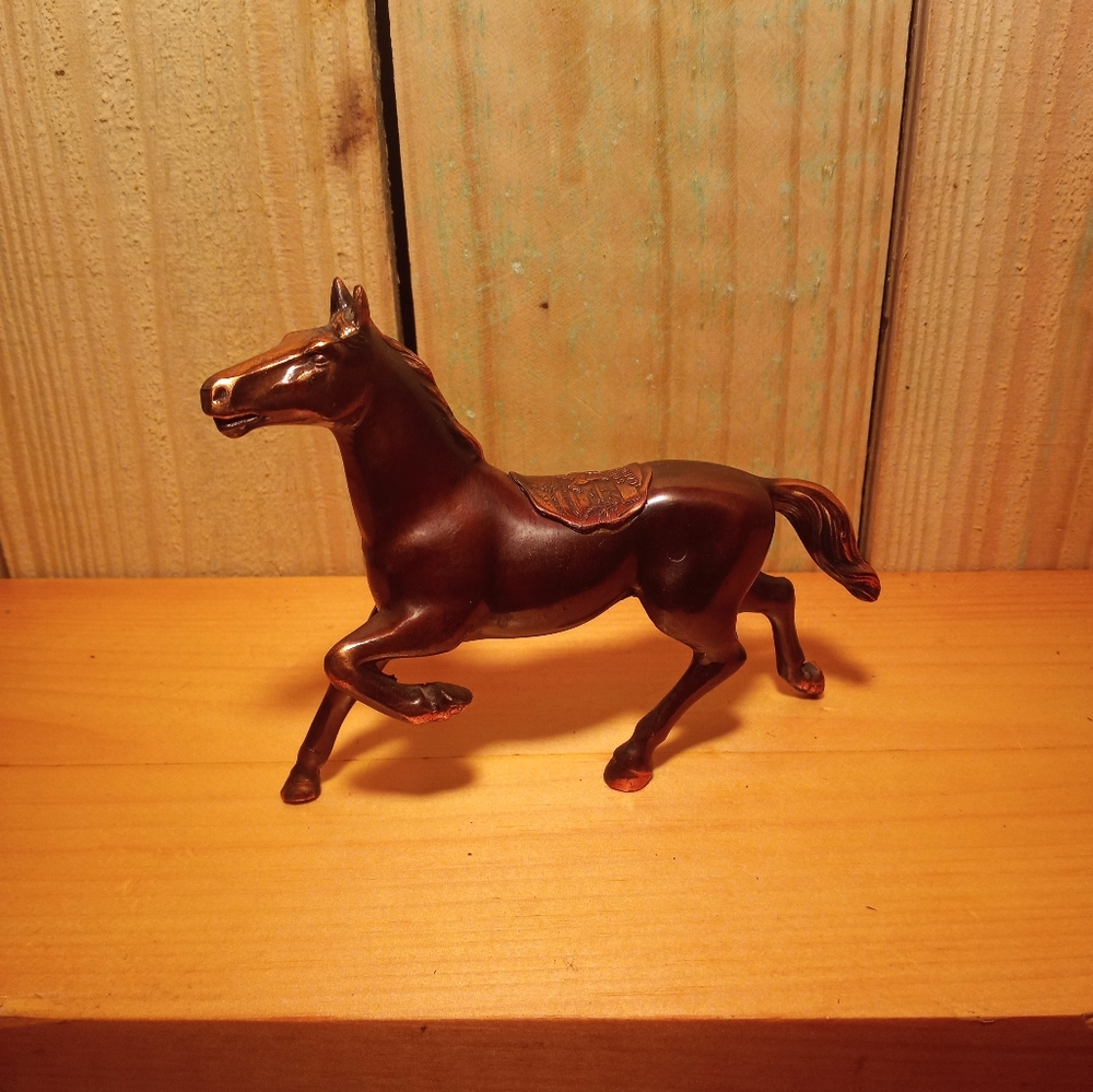 Elegant Bronze Horse Figurine